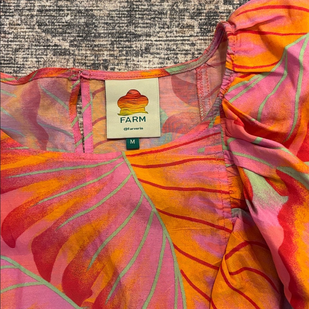 Farm Rio top! Size m. - Picture 2 of 5